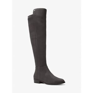 Michael Kors MK Bromley Gray Suede Knee High Boots US 5 EU 35